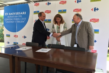 Carrefour renews its agreement with Espuña on its 15th anniversary