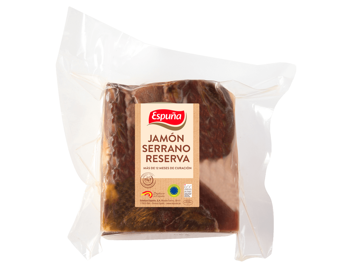 Serrano ham reserva 1/2 block (12 months)