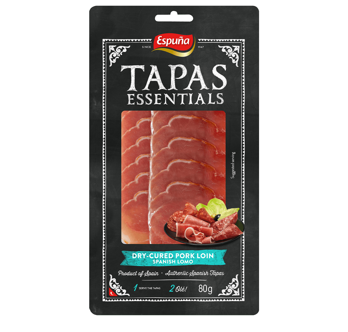 Dry-cured loin slices 80g