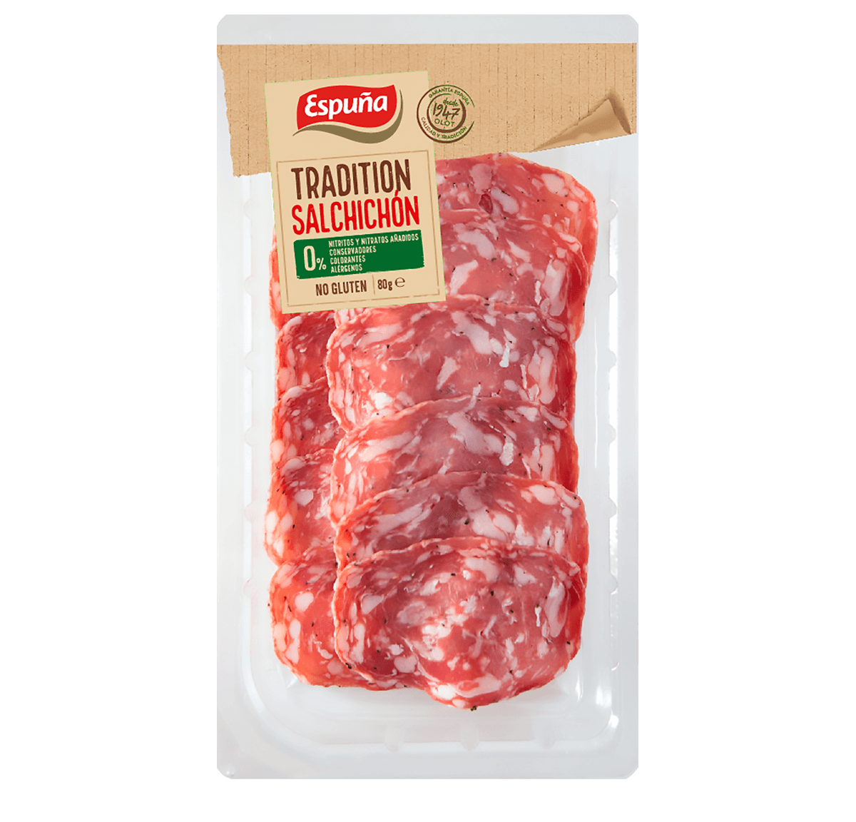 Tradition cular sausage slices 80g