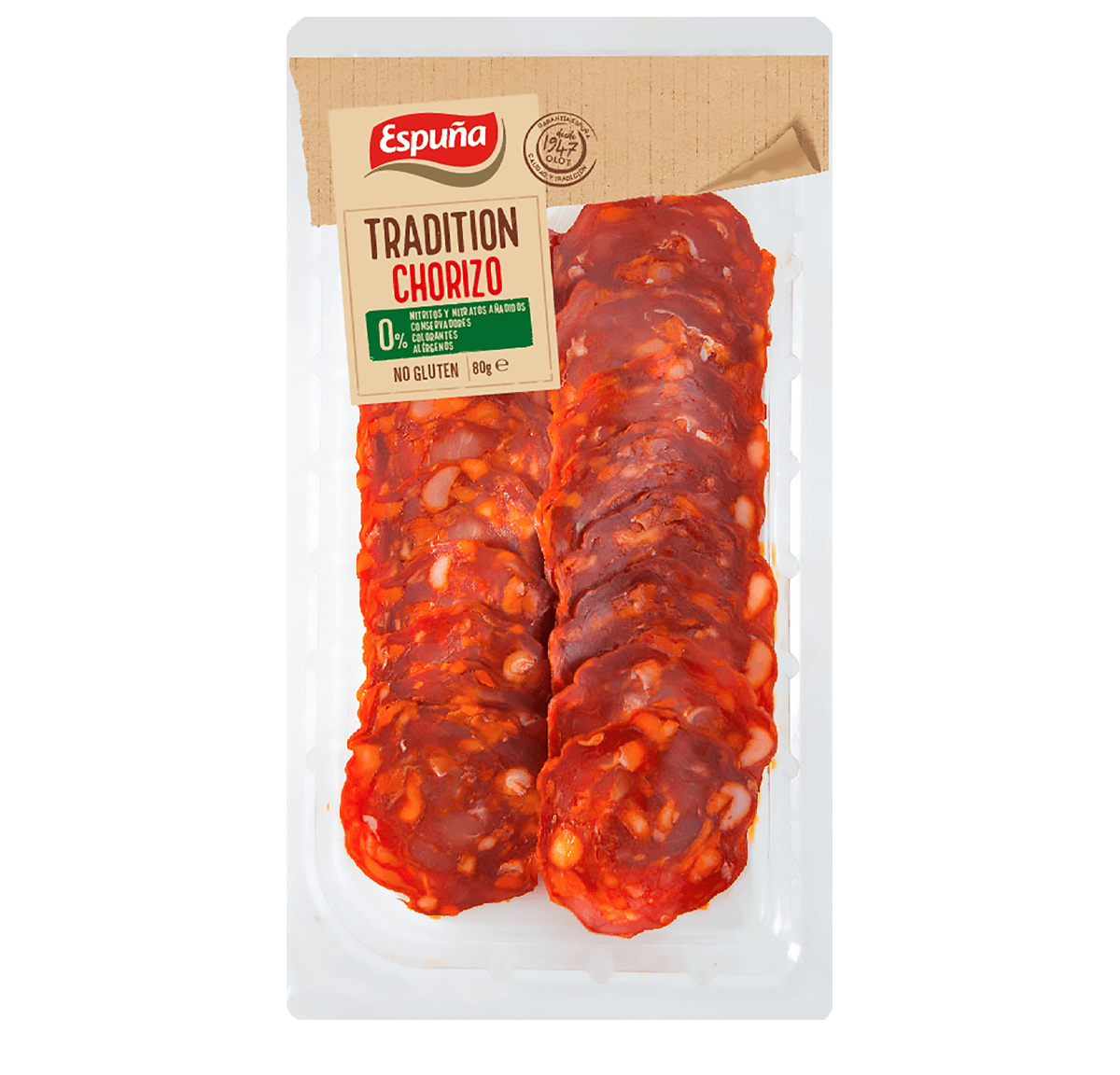 Tradition chorizo slices 80g