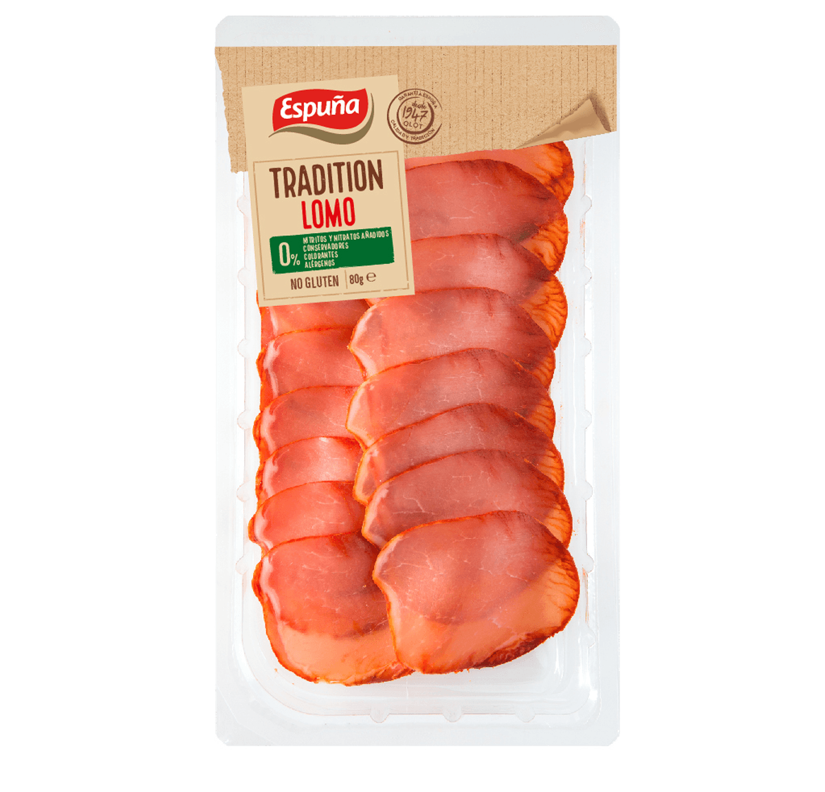 Tradition dry-cured loin slices 80g