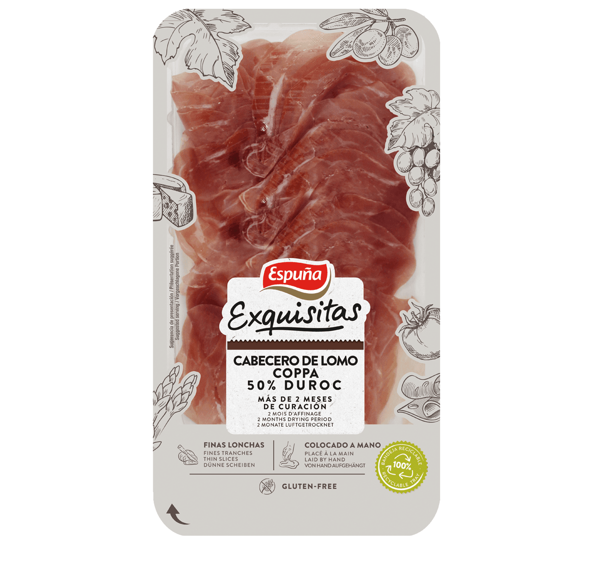 Dry-cured loin (pork collar) 50% duroc 80g