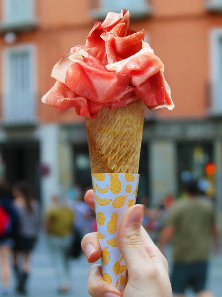 IBERIAN HAM ICE CREAM